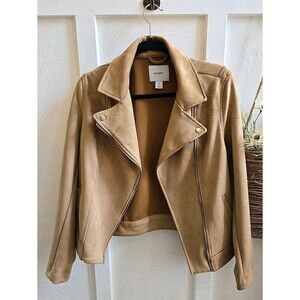 Women’s Old Navy Micro Suede Motorcycle Jacket Size M Retail $60